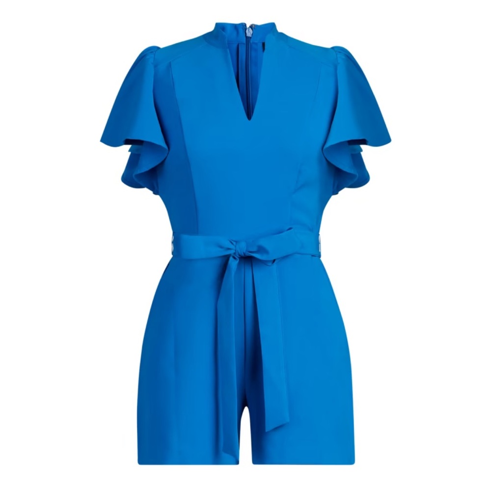 New NY and Co any Ruffled-Sleeve Romper